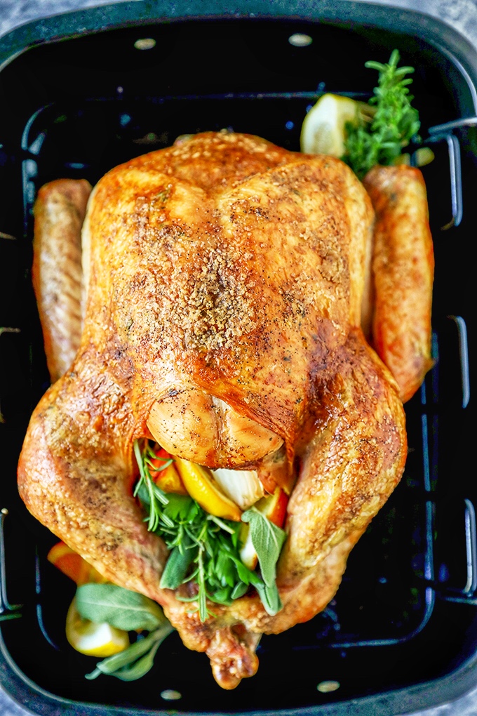 Roasted chicken turkey